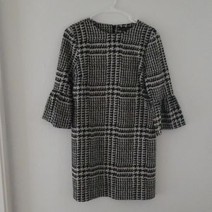 Zara Houndstooth Dress- size S